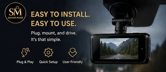 Smart Dash Camera – Ultra HD Night Vision | 170° Wide Angle | 24/7 Elite Car Protection