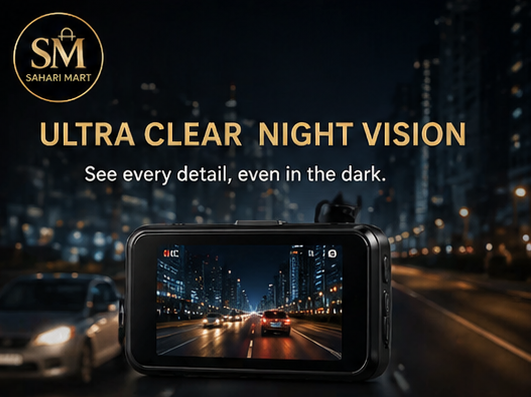 Smart Dash Camera – Ultra HD Night Vision | 170° Wide Angle | 24/7 Elite Car Protection