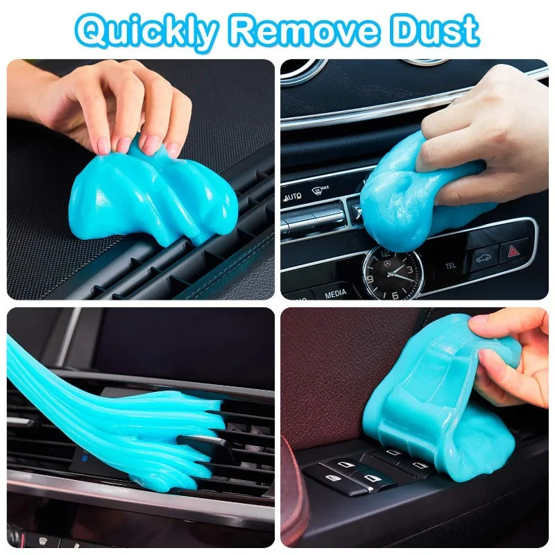 Car Cleaning Gel – Reusable Dust Remover for Car Interior & Electronics