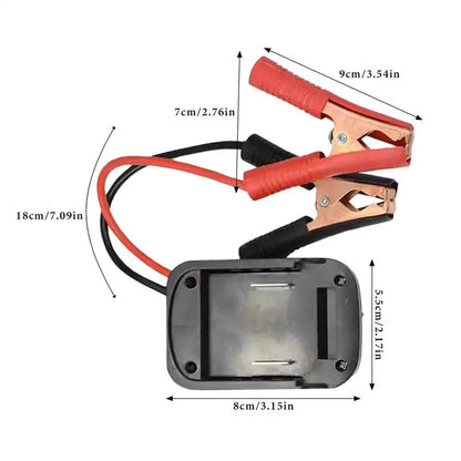 Portable Car Battery Jump Starter – Emergency Power Bank Booster | Compact 12V Auto Start Device