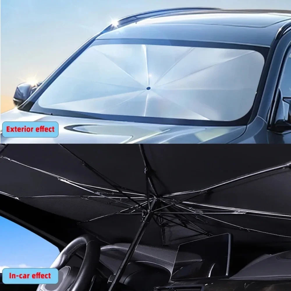 Car Windshield Sunshade Umbrella – Foldable UV Protection Auto Sun Shade Cover