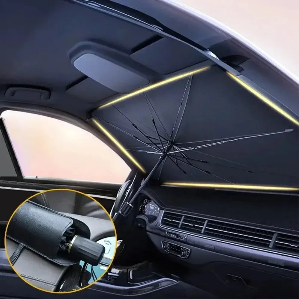 Car Windshield Sunshade Umbrella – Foldable UV Protection Auto Sun Shade Cover