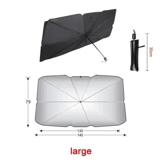 Car Windshield Sunshade Umbrella – Foldable UV Protection Auto Sun Shade Cover