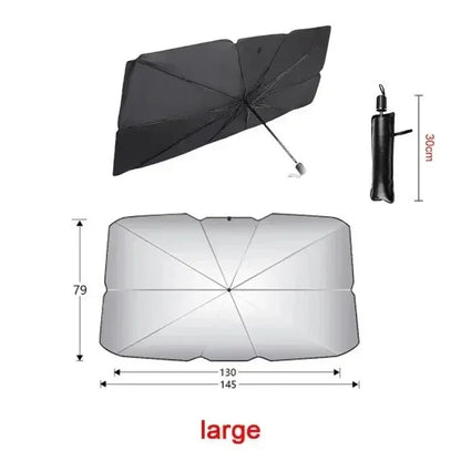Car Windshield Sunshade Umbrella – Foldable UV Protection Auto Sun Shade Cover