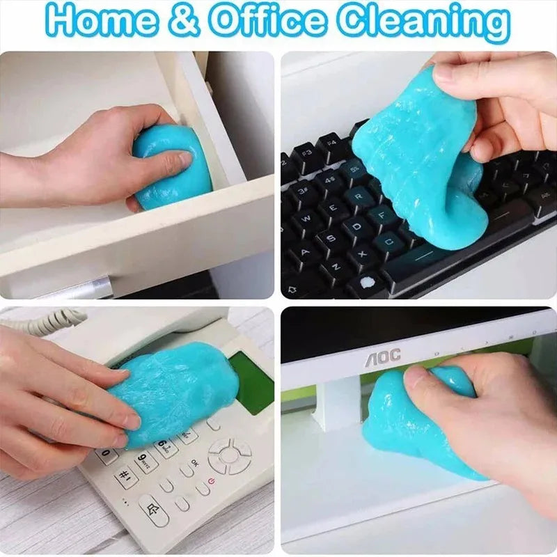 Car Cleaning Gel – Reusable Dust Remover for Car Interior & Electronics