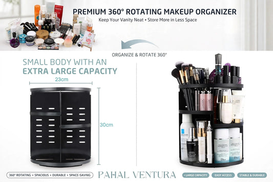 360° Rotating Makeup Organizer / منظم مكياج دوّار360°