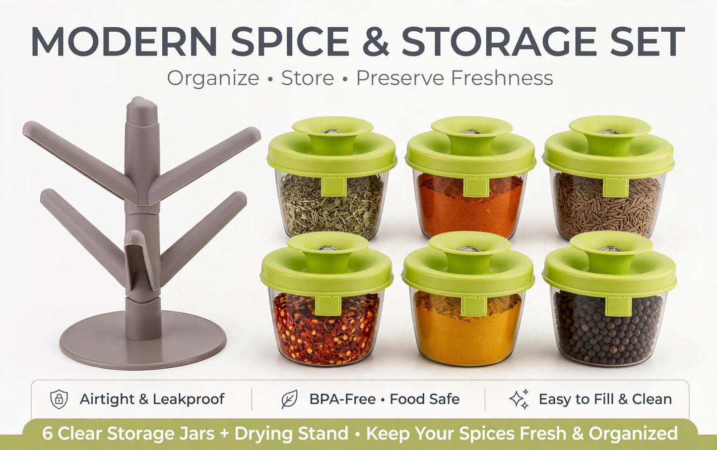 Rotating Spice Organizer / منظم بهارات دوّار